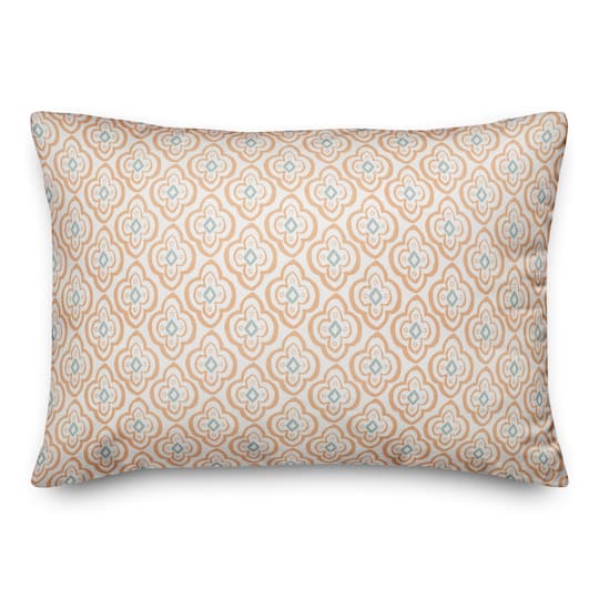Quatrefoil Rectangular Throw Pillow
